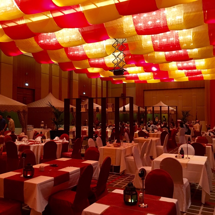 The Oberoi Dubai,Grand Ballroom,Arabian decor