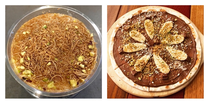 Fusion Cheesecake,Chocolate and banana Manousheh